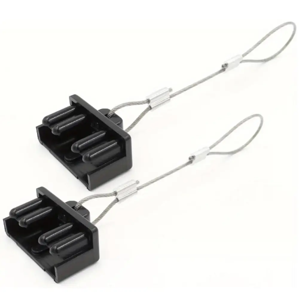 2pcs Dust Cap Black Anderson Plug Cover Style Connectors 50AMP Battery