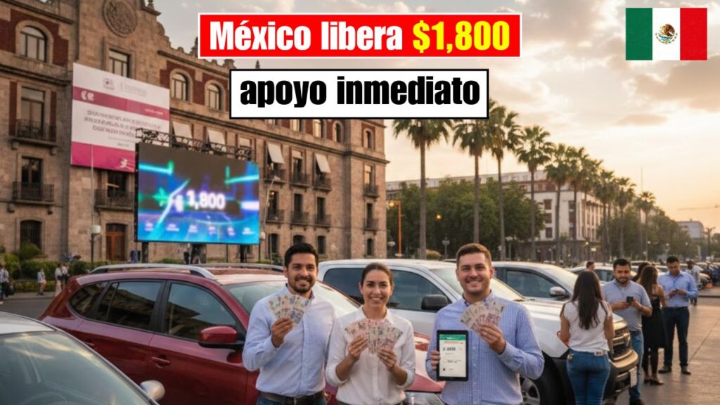 México libera $1,800 apoyo inmediato