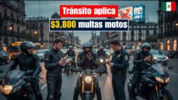 Tránsito implementa nueva regla para motos: multas hasta $3,800 pesos desde el 1 de enero
