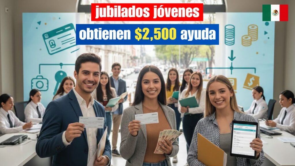 jubilados jóvenes obtienen $2,500 ayuda