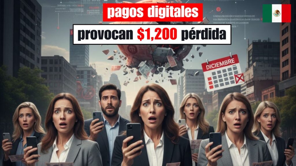 pagos digitales provocan $1,200 pérdida